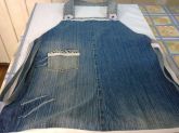 Avental jeans